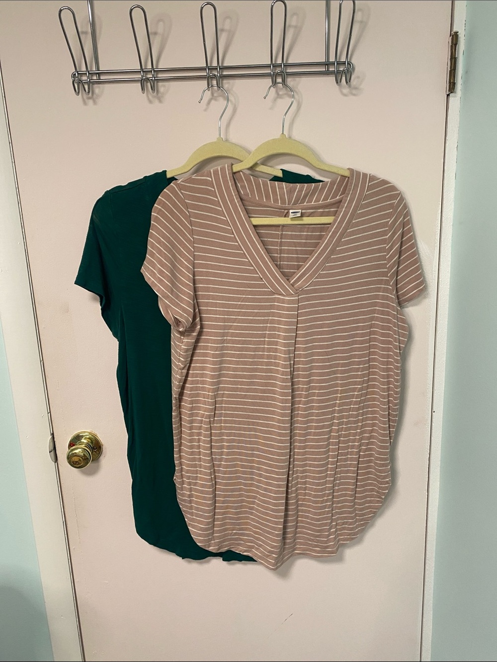 Old Navy Luxe V-Neck Short Sleeve Two Pack